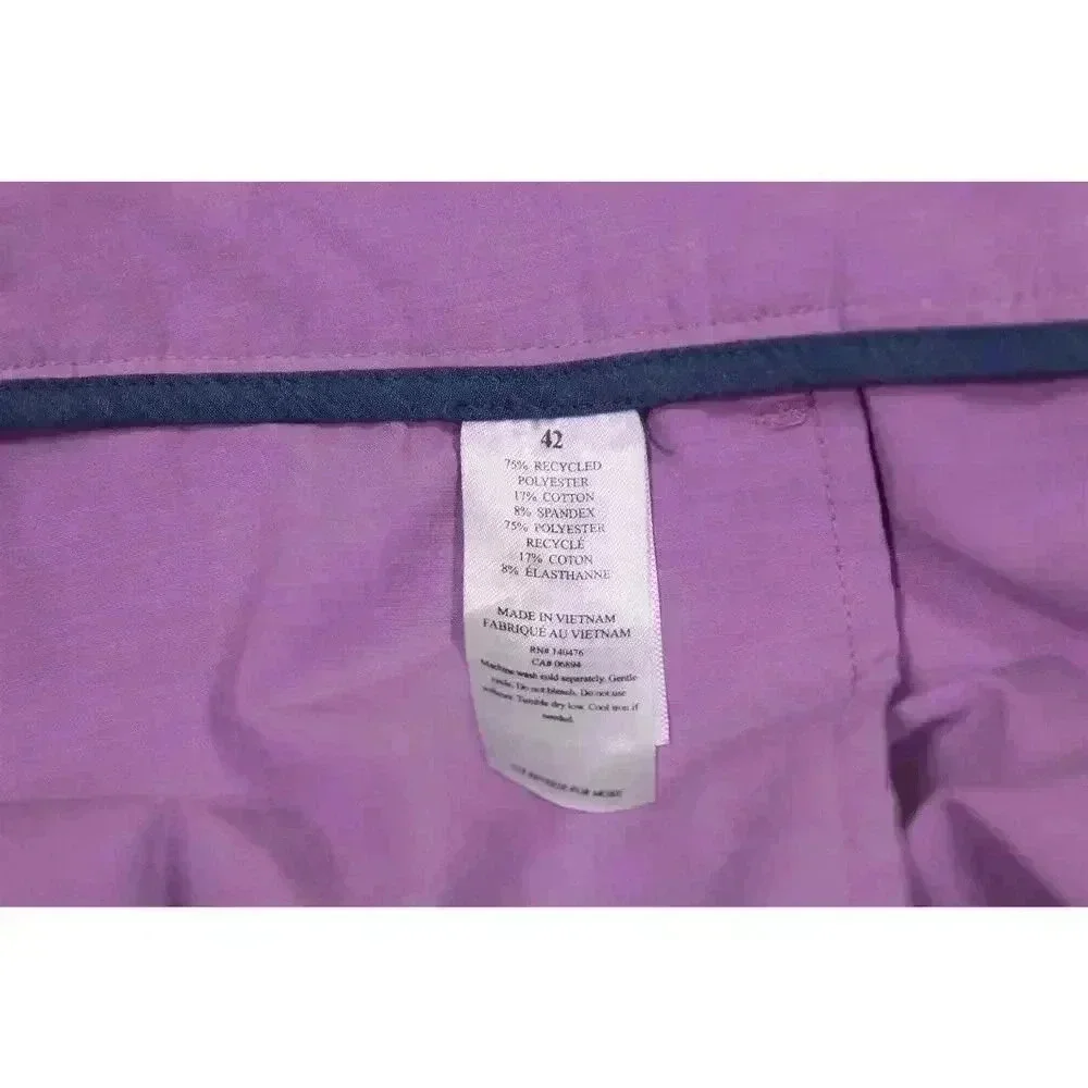 Faherty All Day Shorts Purple Hybrid Performance Fabric Shorts 9
